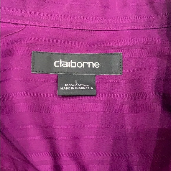 Men’s Claiborne Collared Button down Dress Shirt - Picture 4 of 5
